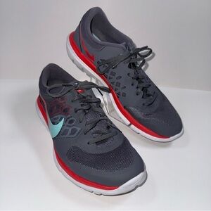 Nike Gray and Turquoise Sneakers